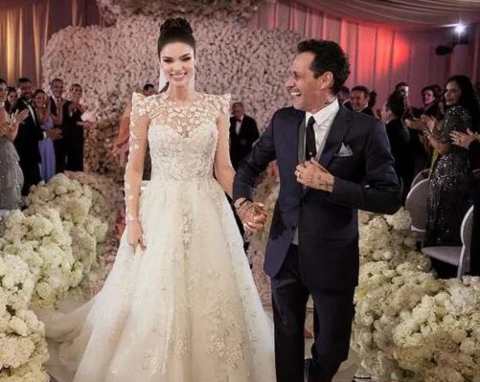 Nadia Ferreira weds Grammy Award singer, Marc Anthony in Miami