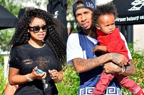 Rapper Tyga and Blac Chyna shares one son together