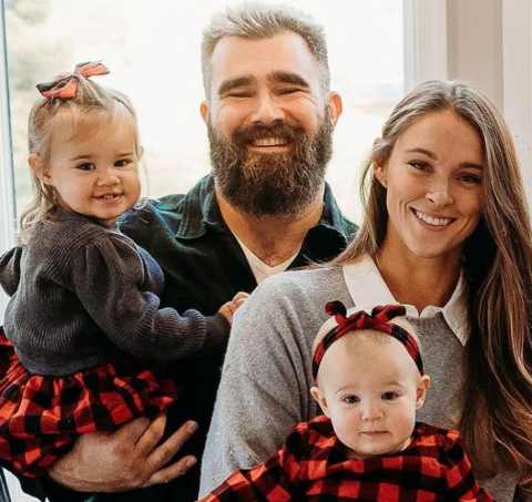Jason Kelce shares three daughters with wife, Kylie