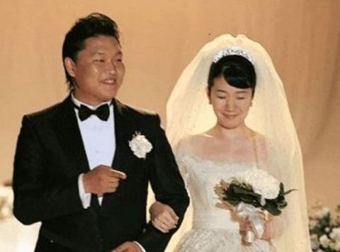 Psy is married to his wife, Yoo Hye-yeon in 2003