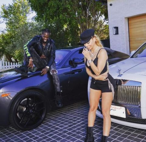 Patrick Beverley and his girlfriend, Mandana Bolourchi are Rolls Royece collecter