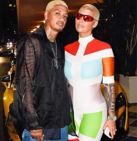 Amber Rose accused cheating on her by Alexander Edwards