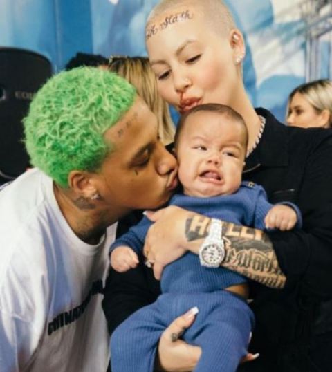 Alexander Edwards and Amber Rose are parents of one child