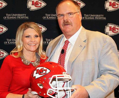 NFL coach, Andy Reid is happily married to wife, Tammy Reid