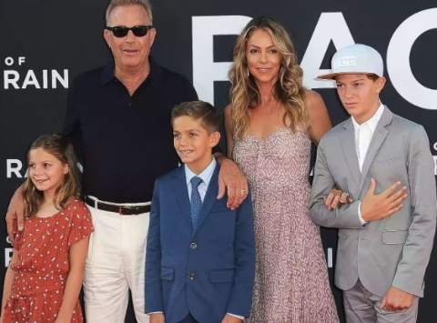 Kevin Costner shares three kids with Christine Baumgartner