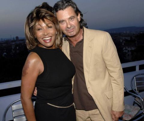 Tina Turner and Erwin Bach together