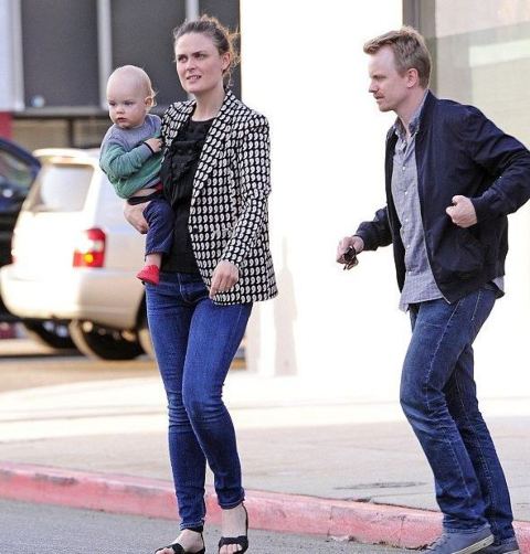 Emily Deschanel and David Hornsby son