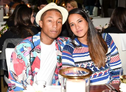 Pharrell Williams and Helen Lasichanh