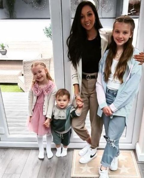 Sacha Stacey is mother of three
