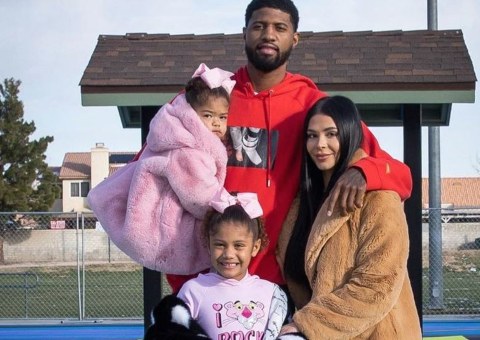Paul George with family