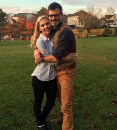 Rhea Seehorn and Graham Larson 