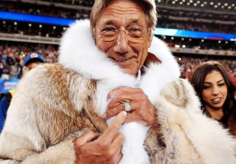 Joe Namath has net worth of $25 MIllion