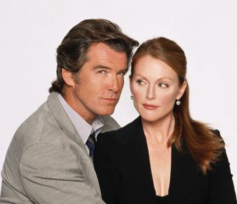 Pierce Brosnan and Julianne Phillips together