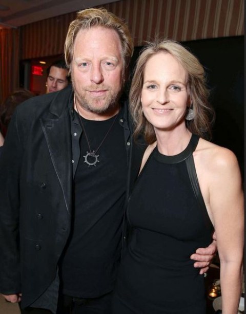 Helen Hunt and Matthew Carnahan together