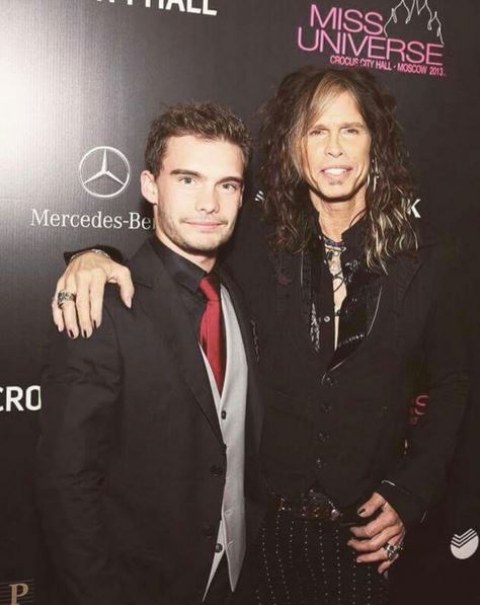 Steven Tyler and Taj Monroe together