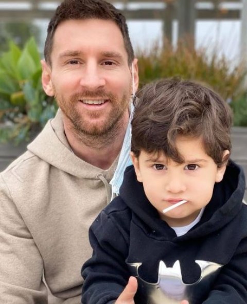 Ciro Messi Roccuzzo idol father, Lionel Messi