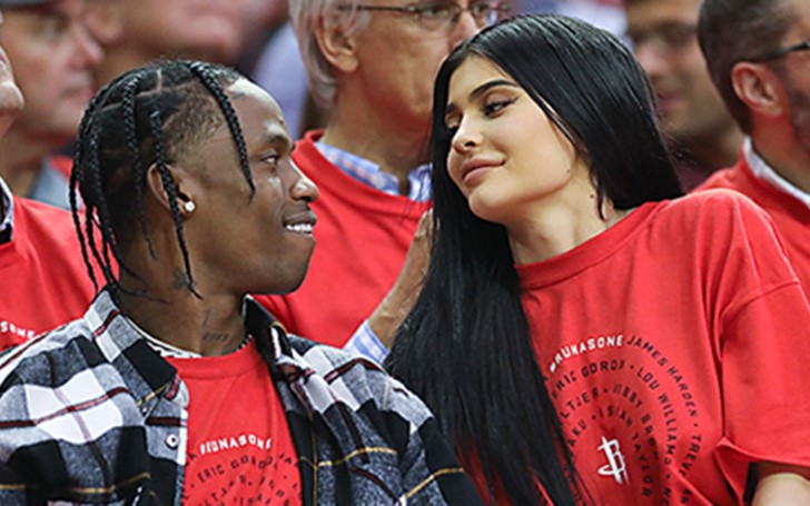 Reality TV Star Kylie Jenner Joined Her Boyfriend Travis Scott on Stage During his Show at NYC's Madison Square Garden