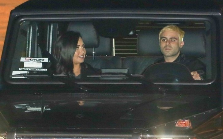 Demi Lovato Spotted Out Dinner Date With New Boyfriend Henry Levy And Have a Sweet Kiss