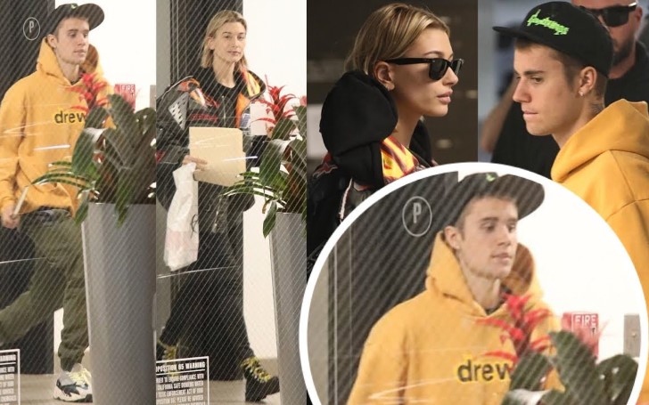 Justin Bieber and Hailey Baldwin Kept It Casual For Business Meeting In Costa Mesa