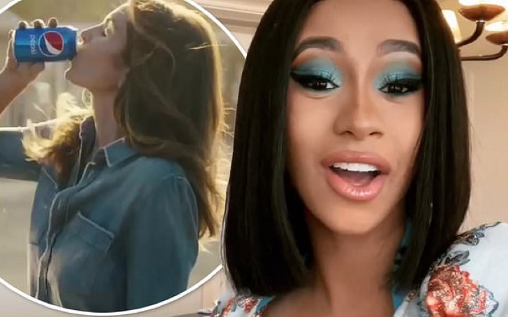 Cardi B Revealed As The Star Of Pepsi S Ad Campaign For Super Bowl 53 Pepsi Commercial Glamour Fame