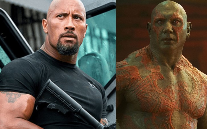 'Guardians of the Galaxy' Star Dave Bautista Claims Dwayne Johnson Isn't a Great Actor