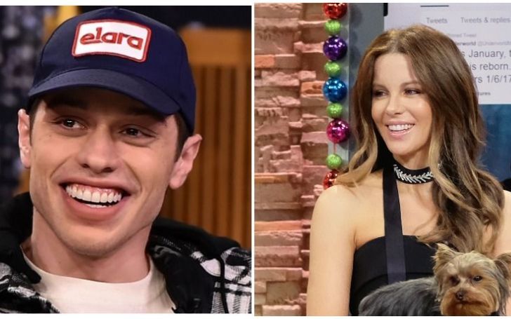Kate Beckinsale and Pete Davidson Caught Kissing At ‘The Dirt’ Premiere