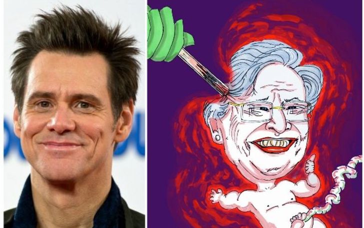 Graphic: Jim Carrey Draws Grotesque Depiction of Alabama Governer Kay Ivey's Abortion
