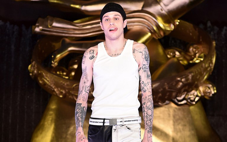 Saturday Night Live Star Pete Davidson Appeared On The Catwalk In Alexander Wang's Spring 2020 Fashion Show