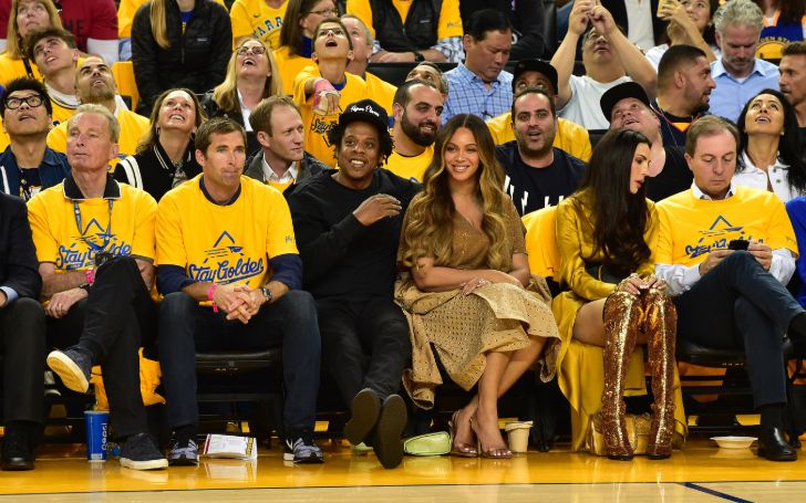Beyonce And Jay Z Sit Courtside At NBA Finals While Metallica Performs Fiery National Anthem