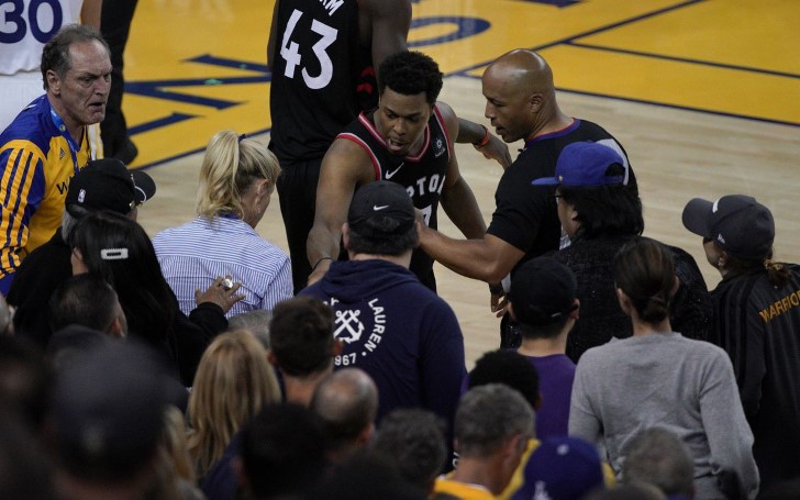 Drama in the NBA Finals As Golden State Warriors Part Owner Mark Stevens Banned for Shoving Kyle Lowry
