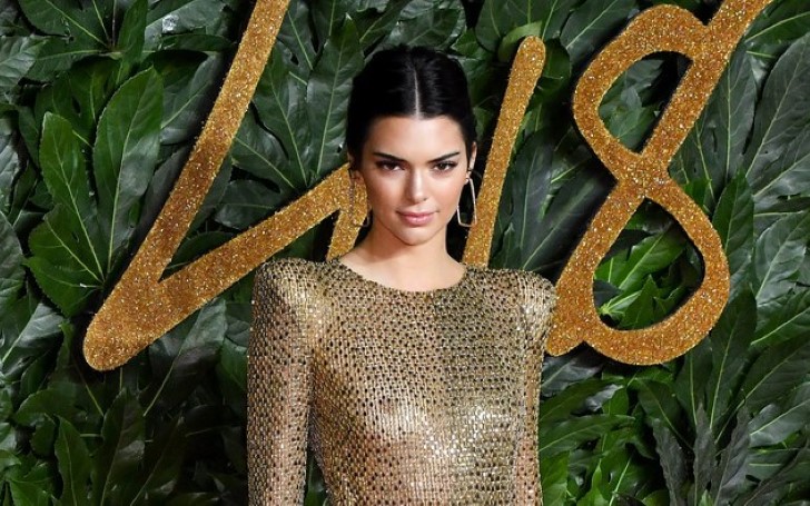Supermodel Kendall Jenner Proudly Showed Her Underwear At British Fashion Awards
