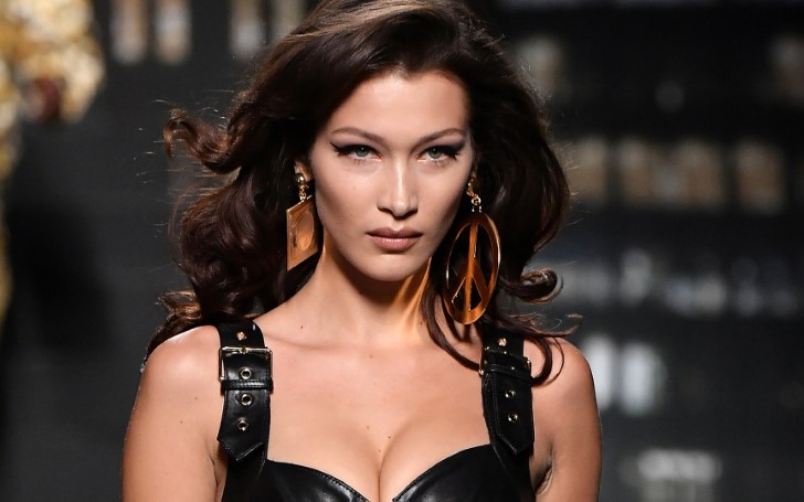 Bella Hadid Commanded Attention On The Runway at the Philosophy Di Lorenzo Serafini Show during Milan Fashion Week