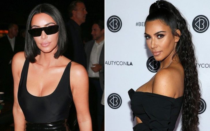 Keeping Up With The Kardashian Star Kim Kardashian Debuted Her New