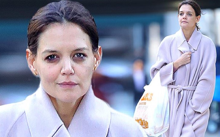 katie holmes without makeup