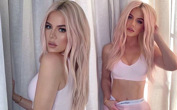 Khloe Kardashian Proves her Abs in New Calvin Klein post After Welcoming Baby