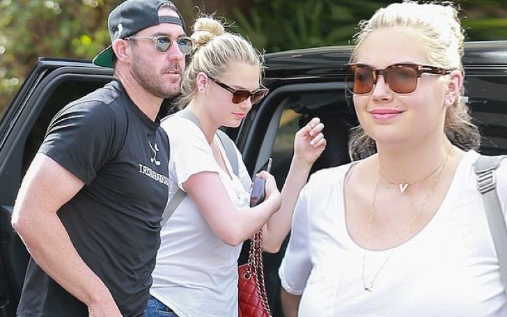 Kate Upton Displays Post-Baby Body In Skinny Jeans with Husband Justin Verlander In Beverly Hills