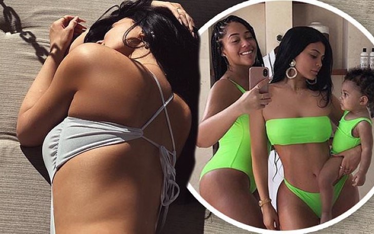  Kylie Jenner Shares Racy Snap of Herself Lounging Around in her Swimwear on Instagram