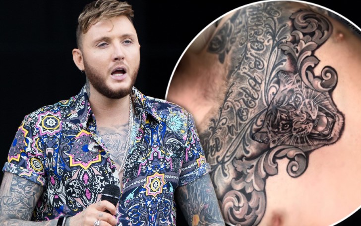 James Arthur Reveals Giant New Tiger Chest Tattoo