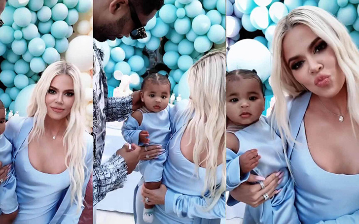 Khloe Kardashian And Ex Tristan Thompson United For Baby True's First Birthday