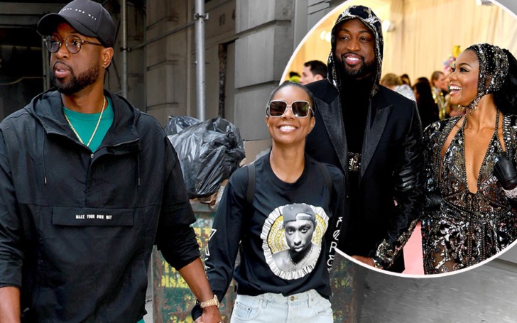 Gabrielle Union And Her Husband Dwyane Wade Looked Anything But Tired Following A Glamorous Night Out At The Met Gala As The Couple Enjoyed A Relaxing Stroll In New York City