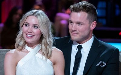 The Bachelor's Colton Underwood and Cassie Randolph Sport Matching Jerseys; 'Underwood' and 'Future Mrs.'